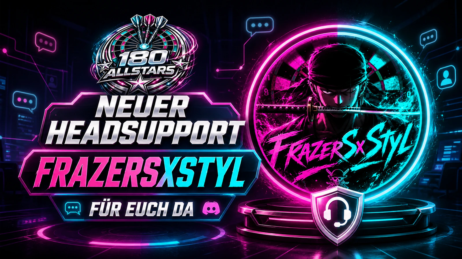 Verstärkung für unsere Community: FrazerSxStyl wird Headsupport