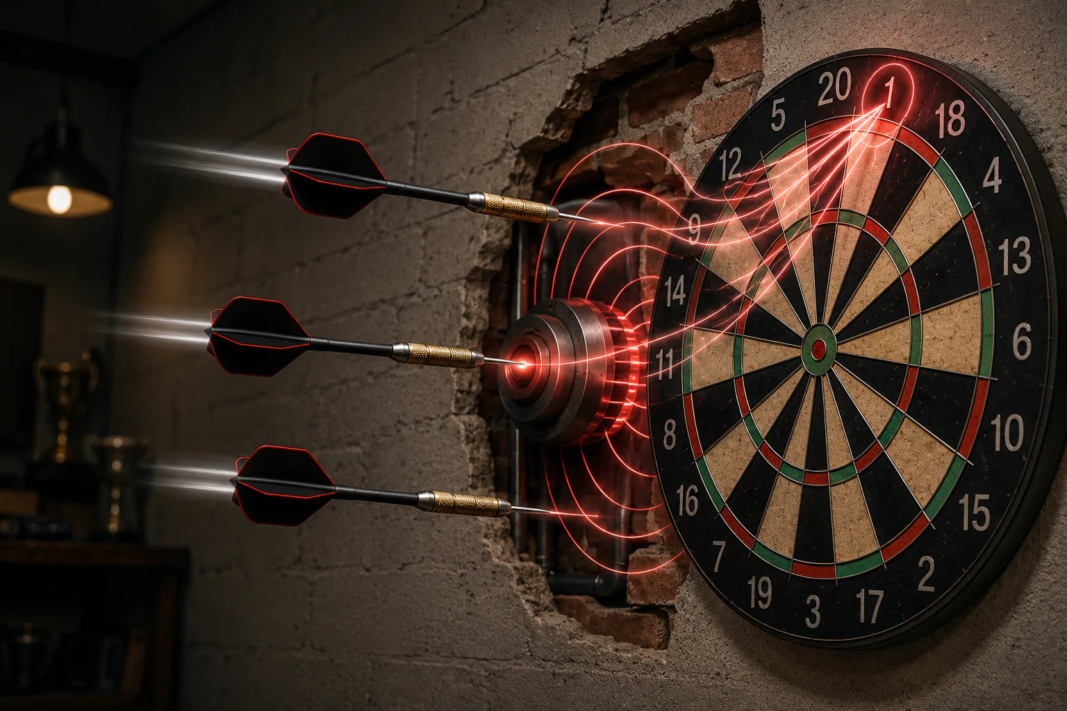 Rätselhafte Vorkommnisse bei FettseLord: Zieht ein magnetisches Feld seine Darts in die 1?