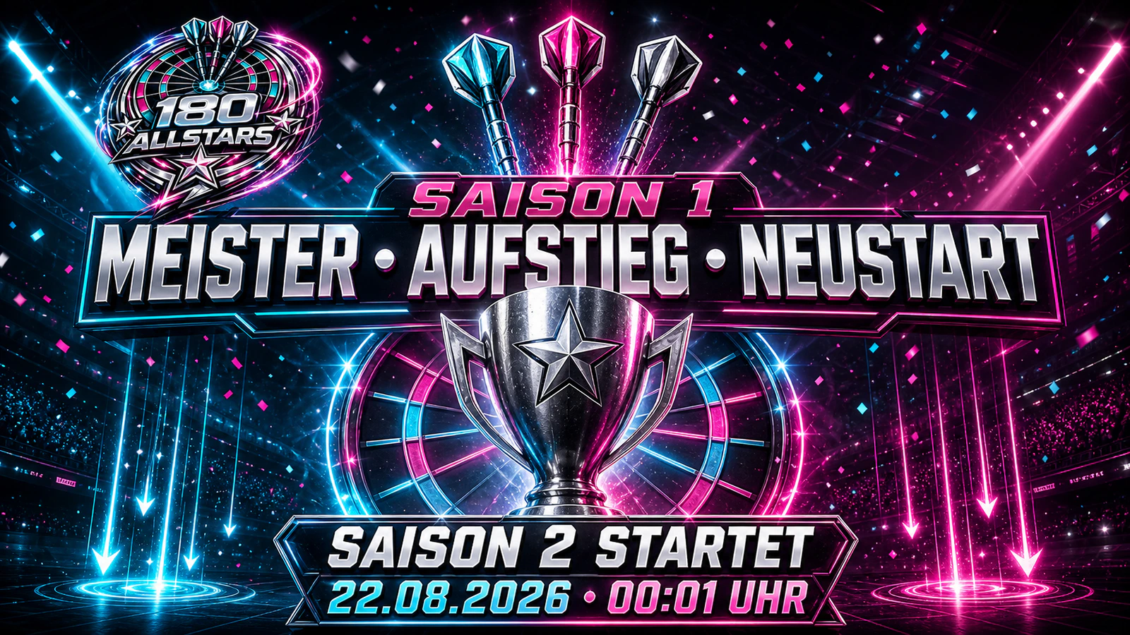 Saison 1 beendet: Meister, Aufsteiger und Absteiger