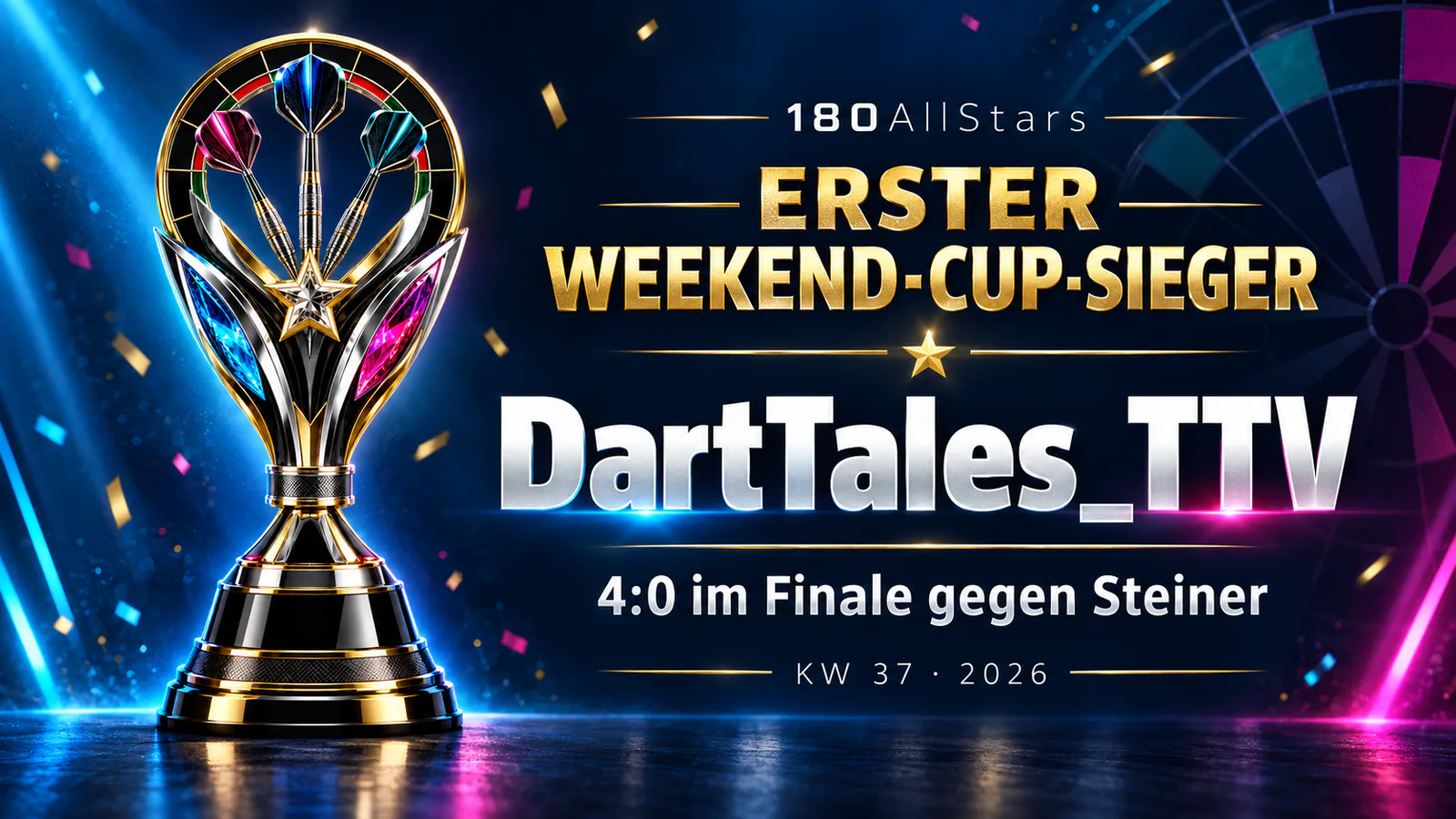 DartTales_TTV gewinnt den ersten Weekend Cup