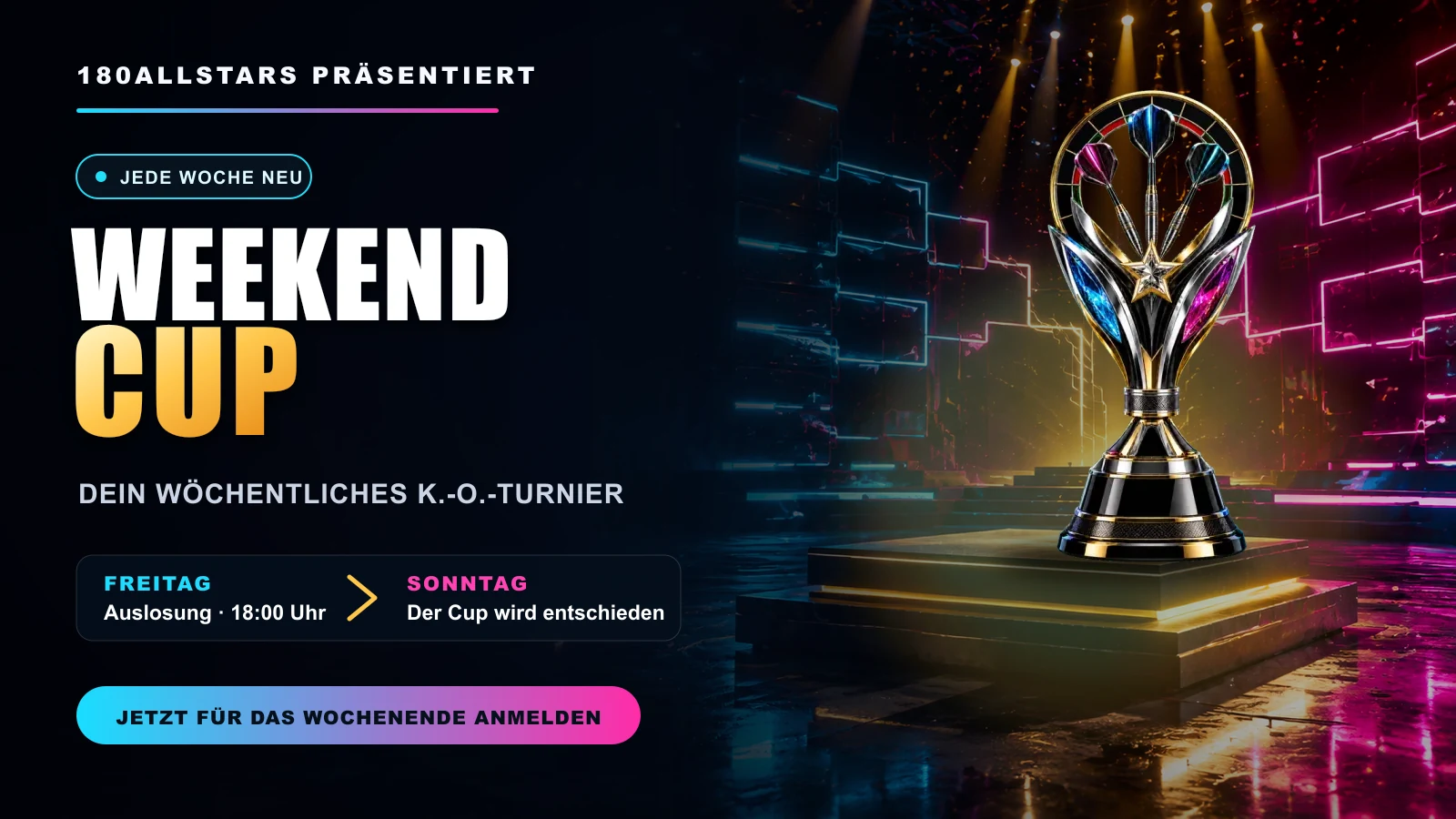 Der Weekend Cup startet: Dein Turnier für jedes Wochenende